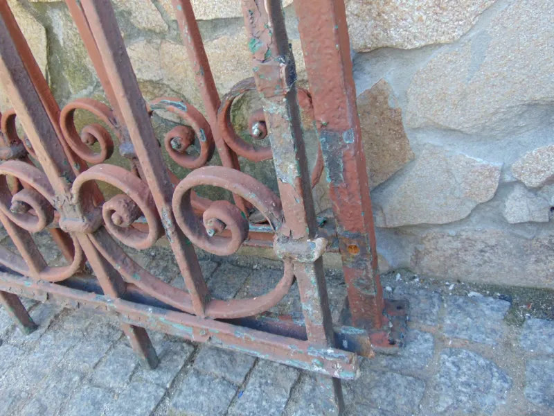 Pamono Art Nouveau Forged Grating> Garden Accessories
