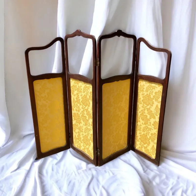 Pamono Art Nouveau Four Panel Screen> Room Dividers & Screens