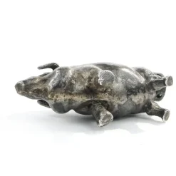 Pamono Art Nouveau French Figurative Salt Holder, 1890s><noscript><img width=