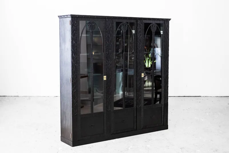 Pamono Art Nouveau Gentlemens-Room Set by Hans Bolek, School Josef Hoffmann for August Ungethüm, Vienna, 1913