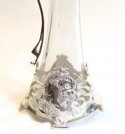 Pamono Art Nouveau Glass Claret Jug