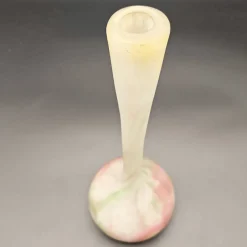 Pamono Art Nouveau Glass Vase by Muller & Fréres Luneville, 1890s><noscript><img width=