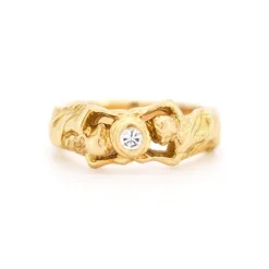 Discount Pamono Art Nouveau Gold Ring