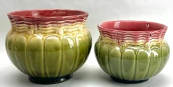 Pamono Art Nouveau Handmade Planters from Royal Bonn, Germany, 1930s, Set of 2> Planters And Jardiniere