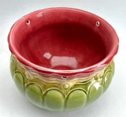 Pamono Art Nouveau Handmade Planters from Royal Bonn, Germany, 1930s, Set of 2><noscript><img width=