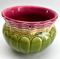 Pamono Art Nouveau Handmade Planters from Royal Bonn, Germany, 1930s, Set of 2><noscript><img width=