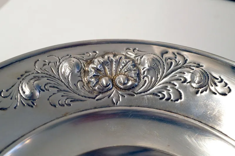 Pamono Art Nouveau Italian Sterling Silver Dish, 1930s> Serving Dishes