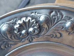 Pamono Art Nouveau Italian Sterling Silver Dish, 1930s><noscript><img width=