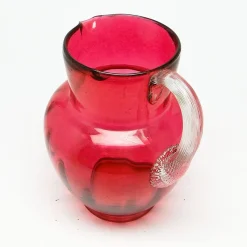 Discount Pamono Art Nouveau Jug from Cranberry Glass, United Kingdom, Early 1900s