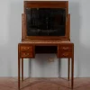 Pamono Art Nouveau Liberty 4 Drawer Dressing Table with Italian Marble Top, 1890s
