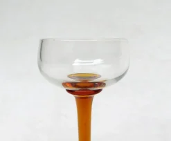 Pamono Art Nouveau Liquor Glasses from Rheinische Glashütte, Cologne-Ehrenfeld, 1890s, Set of 11><noscript><img width=