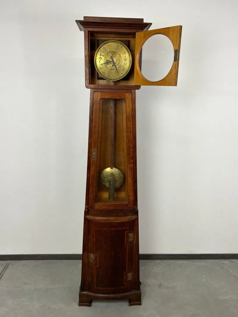 Hot Pamono Art Nouveau Longcase Clock, 1890s