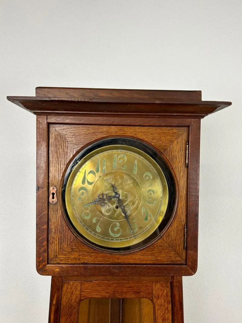 Hot Pamono Art Nouveau Longcase Clock, 1890s