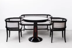 Discount Pamono Art Nouveau Model 417 Seating Group from Mundus, Vienna, 1920, Set of 4