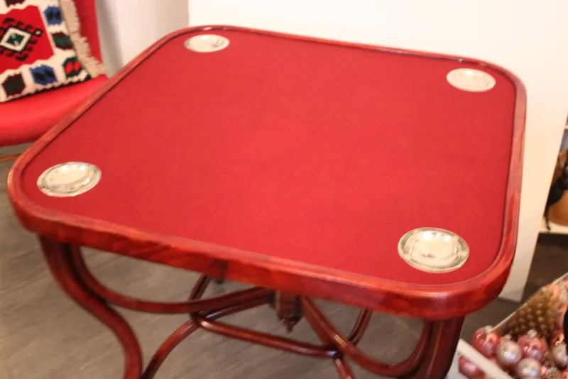 Hot Pamono Art Nouveau No. 5 Game Table by Michael Thonet, 1900s
