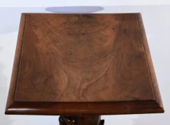 Best Pamono Art Nouveau Oak and Walnut Column, 1900s