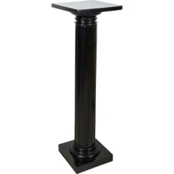 Pamono Art Nouveau Pedestal in Ebonized Beechwood, Austria, 1900s> Pedestals And Columns