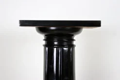 Pamono Art Nouveau Pedestal in Ebonized Beechwood, Austria, 1900s><noscript><img width=