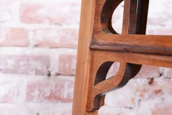 Pamono Art Nouveau Pedestal in Walnut, 1900s