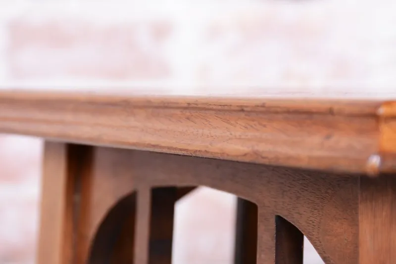 Pamono Art Nouveau Pedestal in Walnut, 1900s