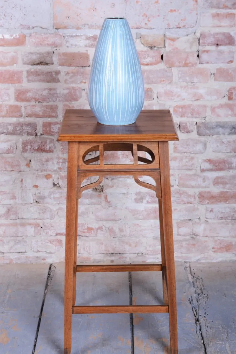 Pamono Art Nouveau Pedestal in Walnut, 1900s