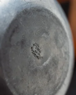 Sale Pamono Art Nouveau Pewter Vase from Houzeaux Chevalier, 1920s