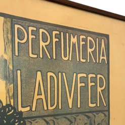 Pamono Art Nouveau Poster for Ladivfer Perfumeries by Francisco De Cidón, 1903><noscript><img width=
