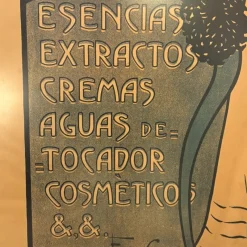 Pamono Art Nouveau Poster for Ladivfer Perfumeries by Francisco De Cidón, 1903><noscript><img width=