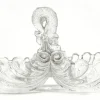Pamono Art Nouveau Salt and Pepper Holder by Niemen Glassworks, Poland, 1920s> Salt & Pepper Shakers