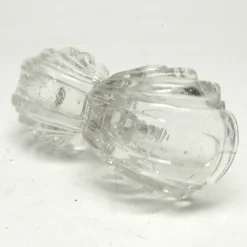 Pamono Art Nouveau Salt and Pepper Holder by Niemen Glassworks, Poland, 1920s><noscript><img width=