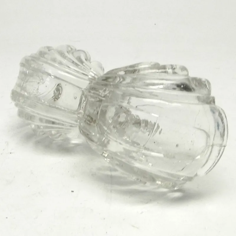 Pamono Art Nouveau Salt and Pepper Holder by Niemen Glassworks, Poland, 1920s> Salt & Pepper Shakers