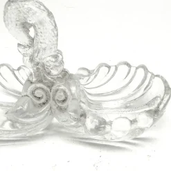Pamono Art Nouveau Salt and Pepper Holder by Niemen Glassworks, Poland, 1920s><noscript><img width=