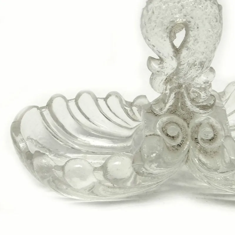 Pamono Art Nouveau Salt and Pepper Holder by Niemen Glassworks, Poland, 1920s> Salt & Pepper Shakers