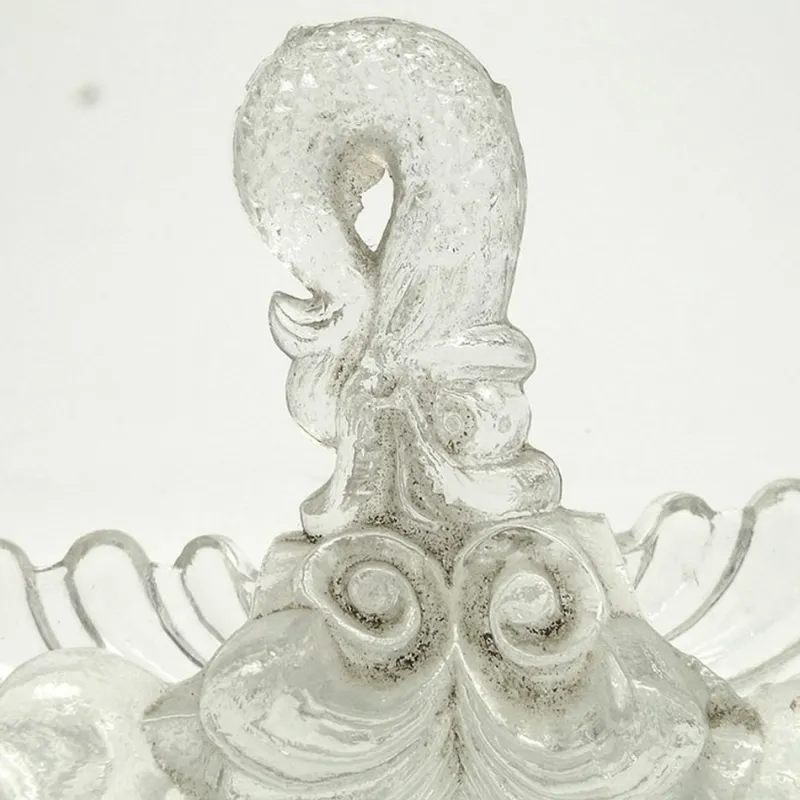 Pamono Art Nouveau Salt and Pepper Holder by Niemen Glassworks, Poland, 1920s> Salt & Pepper Shakers