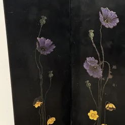 Pamono Art Nouveau Screen in Enameled Metal, 1890s