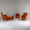 Pamono Art Nouveau Seating Ensemble, Germany, Early 20th Century, 1890s, Set of 3> Living Room Sets