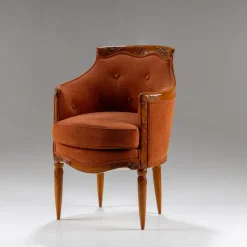 Pamono Art Nouveau Seating Ensemble, Germany, Early 20th Century, 1890s, Set of 3><noscript><img width=