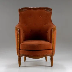 Pamono Art Nouveau Seating Ensemble, Germany, Early 20th Century, 1890s, Set of 3><noscript><img width=
