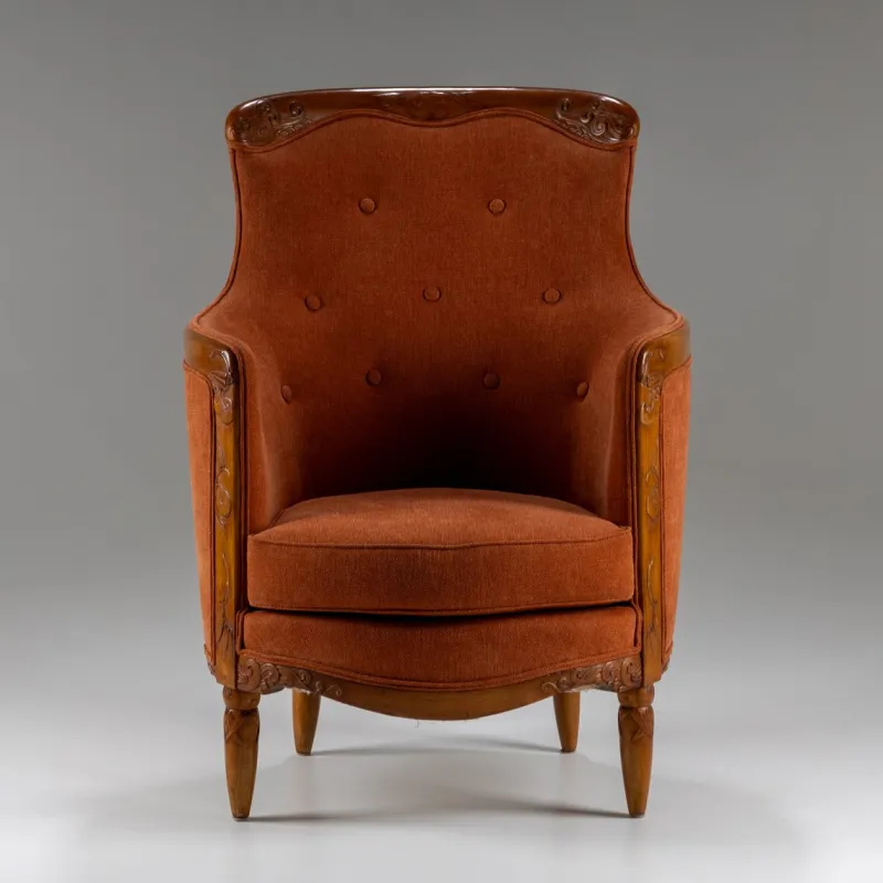 Pamono Art Nouveau Seating Ensemble, Germany, Early 20th Century, 1890s, Set of 3> Living Room Sets