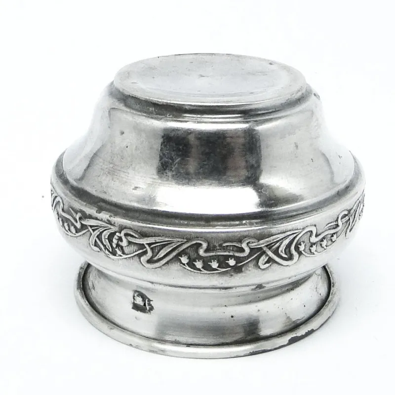 Discount Pamono Art Nouveau Silver Salt Holder, Former Austro-Hungarian Empire, 1900s