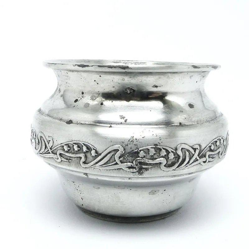 Discount Pamono Art Nouveau Silver Salt Holder, Former Austro-Hungarian Empire, 1900s