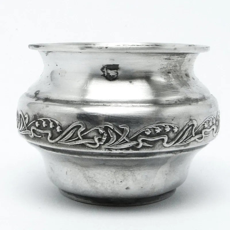 Discount Pamono Art Nouveau Silver Salt Holder, Former Austro-Hungarian Empire, 1900s