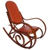 Pamono Art Nouveau Steam Bent Beechwood Rocking Chair by Michael Thonet