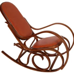Pamono Art Nouveau Steam Bent Beechwood Rocking Chair by Michael Thonet
