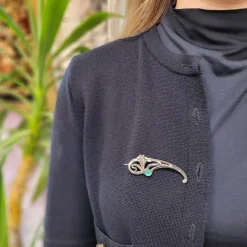 Pamono Art Nouveau Style Brooche from De'Medici Bijoux