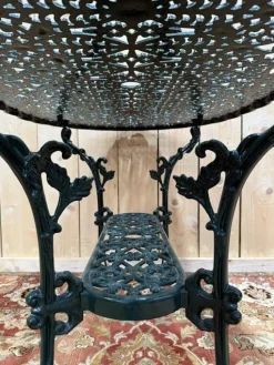 Online Pamono Art Nouveau Style Painted Iron Garden Table