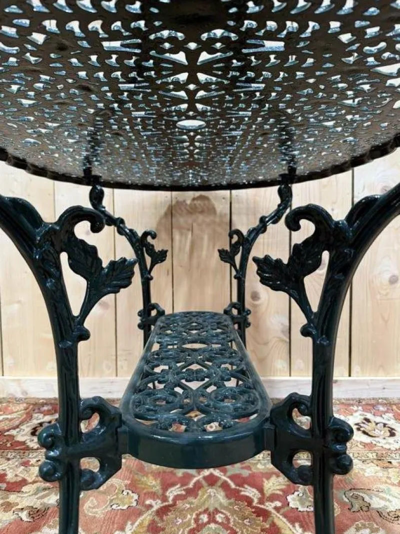 Online Pamono Art Nouveau Style Painted Iron Garden Table
