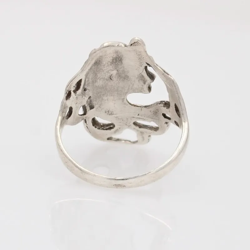 Pamono Art Nouveau Style Silver Ring> Rings