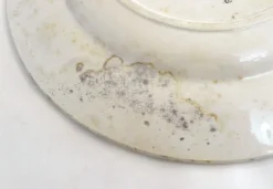 Pamono Art Nouveau Terre De Fer Plate Dish in Earthenware by Digoin Sarreguemines, 1890s