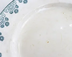 Pamono Art Nouveau Terre De Fer Plate Dish in Earthenware by Digoin Sarreguemines, 1890s